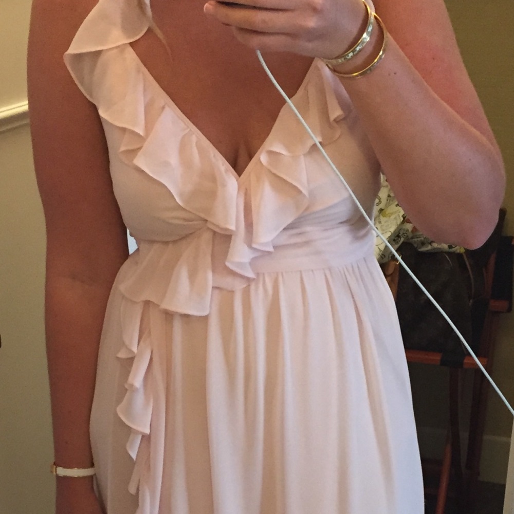 Blush Pink Bridesmaid Dress